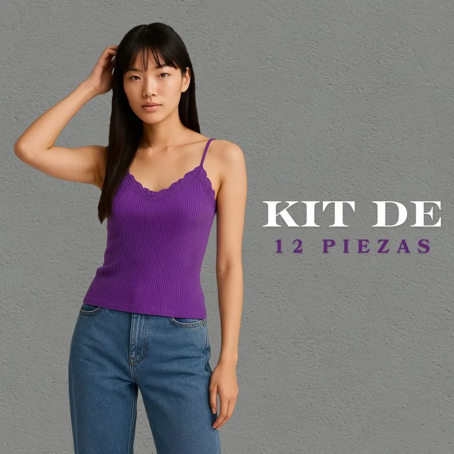 TR3.0 blusa de tirantes kit 12p 4371